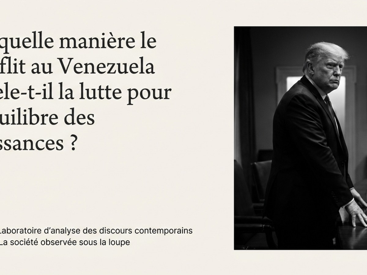 De quelle manière le conflit au Venezuela révèle-t-il la lutte pour l&rsquo;équilibre des puissances&nbsp;?