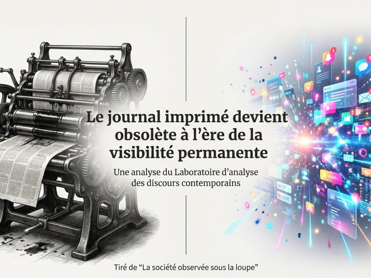 Le journal imprimé devient obsolète à l’ère de la visibilité&nbsp;permanente